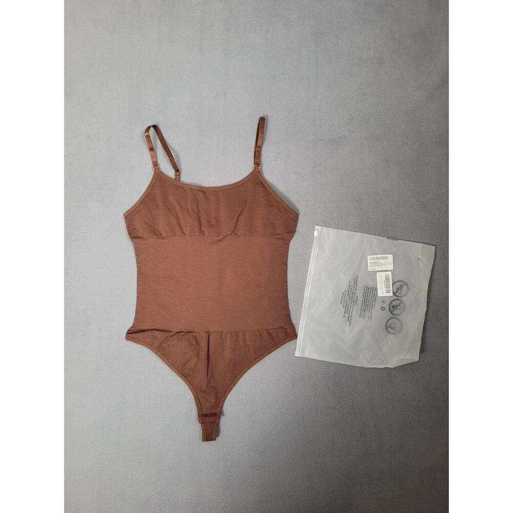 VVX Womens Shaper Tummy Control Bodysuit Cami Seamless Thong Shaper Medium